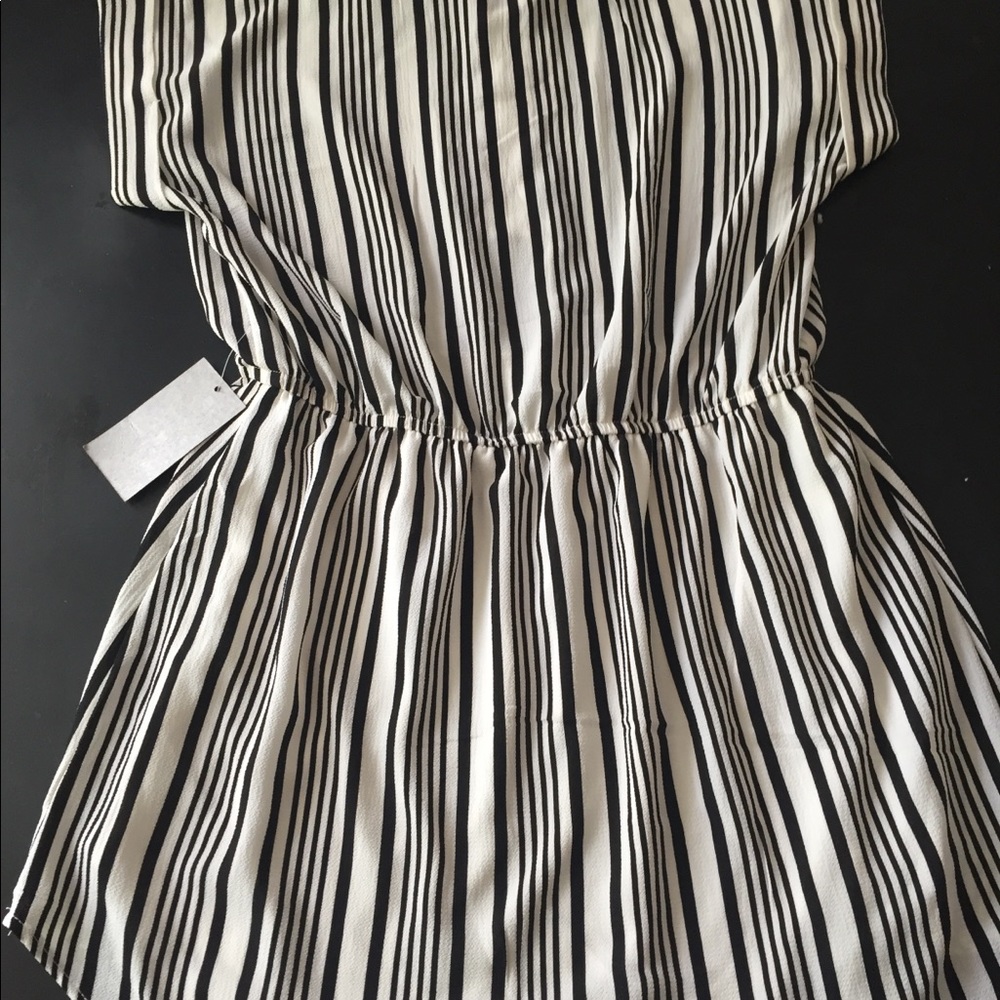 Black & White Striped Blouse